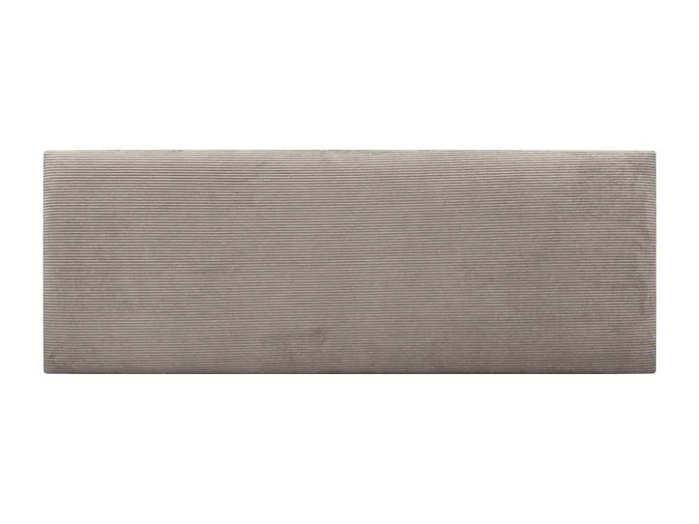 DHOME Effen Corduroy Hoofdeinde 150x60 Bedden 150/160 - Bruin