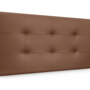 DHOME Getuft kunstleer hoofdeinde 105x60cm bedden 105 - Clay