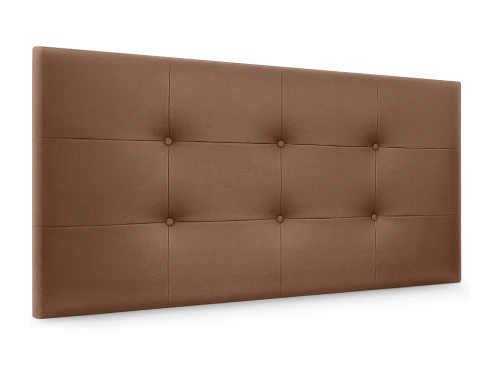 DHOME Getuft kunstleer hoofdeinde 105x60cm bedden 105 - Clay