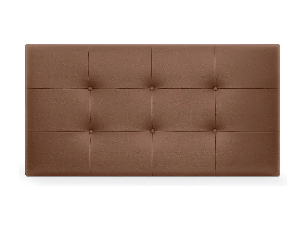 DHOME Getuft kunstleer hoofdeinde 105x60cm bedden 105 - Clay