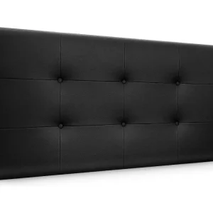 DHOME Getuft kunstleer hoofdeinde 105x60cm bedden 105 - Zwart