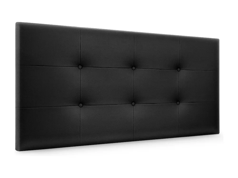 DHOME Getuft kunstleer hoofdeinde 105x60cm bedden 105 - Zwart