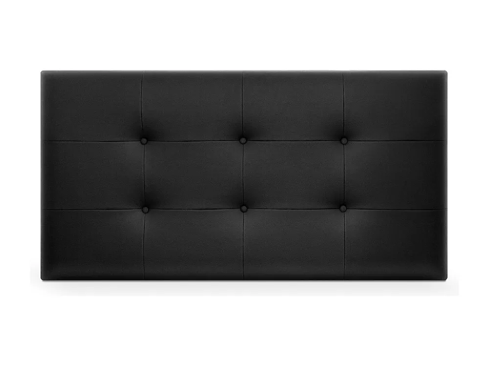 DHOME Getuft kunstleer hoofdeinde 105x60cm bedden 105 - Zwart
