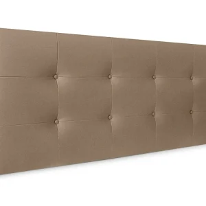 DHOME Getuft kunstleer hoofdeinde 160x60cm voor 150/160 bedden - lichtbruin