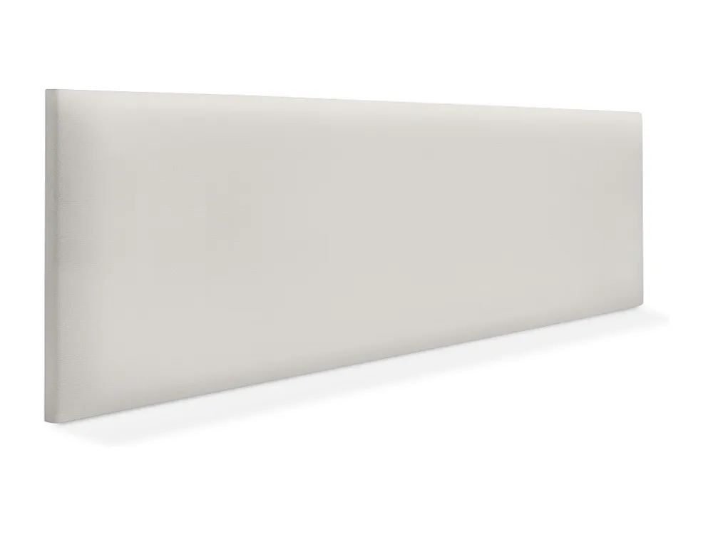 DHOME Glad kunstleer hoofdeinde 145x50cm voor 135/140 bedden - Bone Melkwit