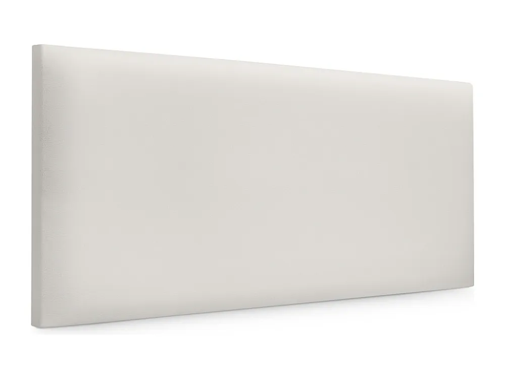 DHOME Glad kunstleer hoofdeinde 95x50cm bedden 90 - beenwit