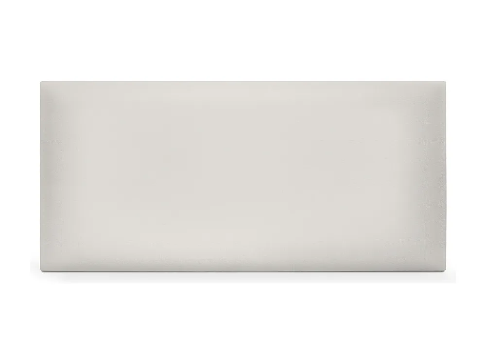 DHOME Glad kunstleer hoofdeinde 95x50cm bedden 90 - beenwit