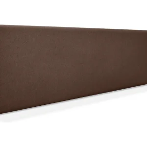DHOME Hoofdeinde gladde aqualine stof 160x50cm voor 150/160 bedden - Bruin