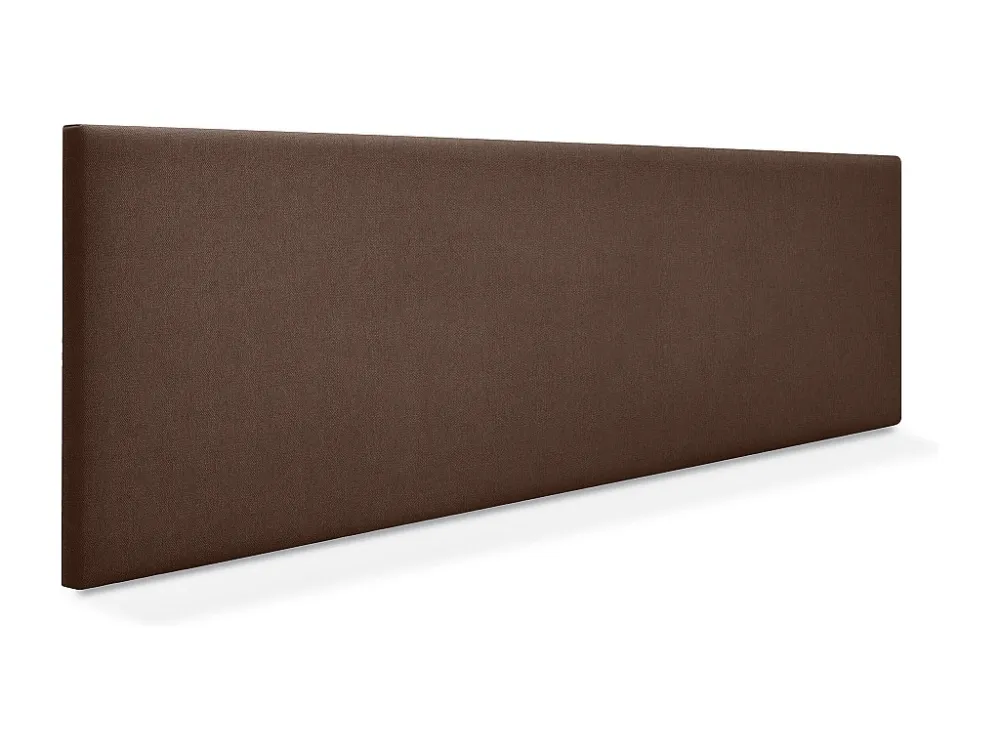 DHOME Hoofdeinde gladde aqualine stof 160x50cm voor 150/160 bedden - Bruin