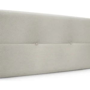 DHOME Hoofdeinde van Aqualine stof met knopen 110x50cm Bedden 105 - Lichtbruin