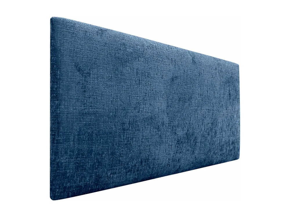 DHOME Hoofdeinde van natuurlijke wol 110x60cm voor 105/110 bedden - Blauw