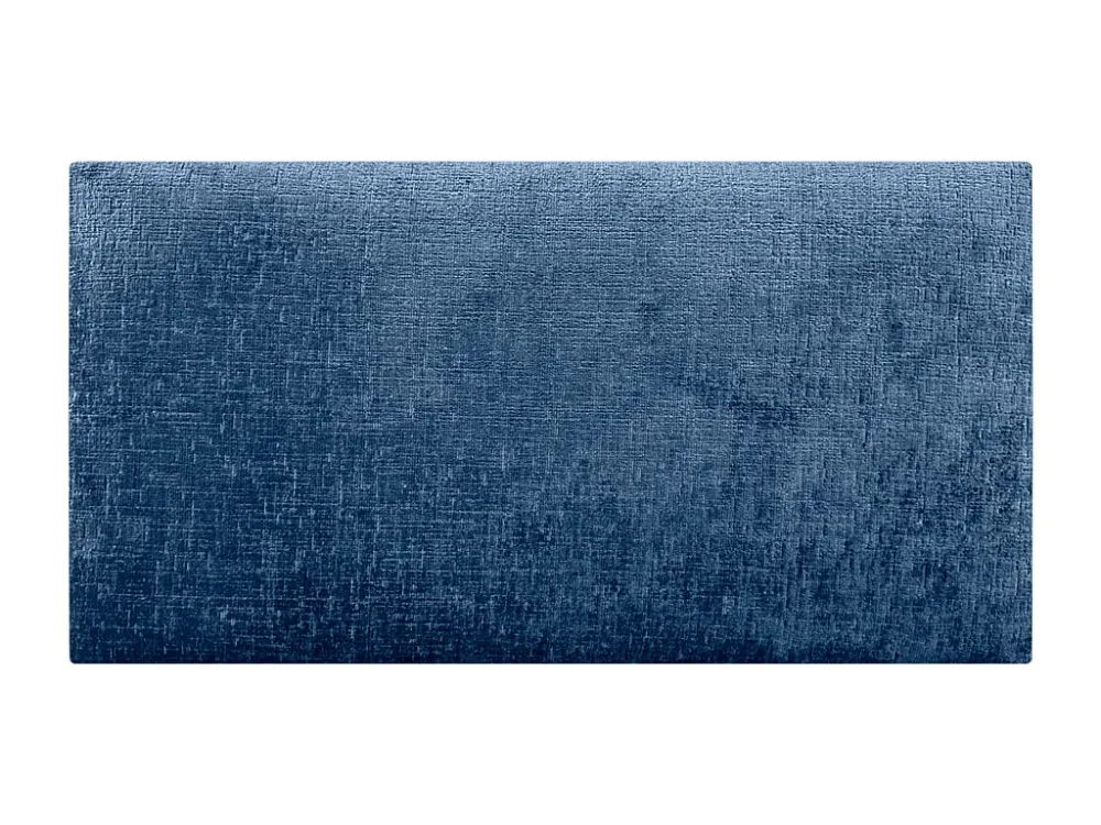 DHOME Hoofdeinde van natuurlijke wol 110x60cm voor 105/110 bedden - Blauw