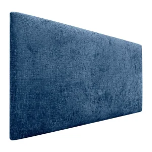 DHOME Hoofdeinde van natuurlijke wol 95x60cm voor 90 bedden - Blauw