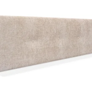DHOME Hoofdeinde van natuurlijke wol met knopen 160x50cm bedden 150/160 - Ecru
