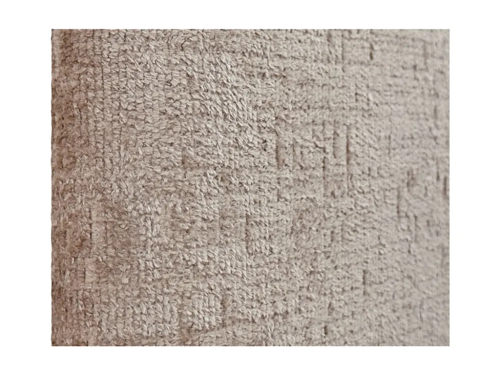 DHOME Kopfteil aus Naturwolle mit Knöpfen, 160 x 105 cm, mit Bettbeinen 150/160 – Hellbraun