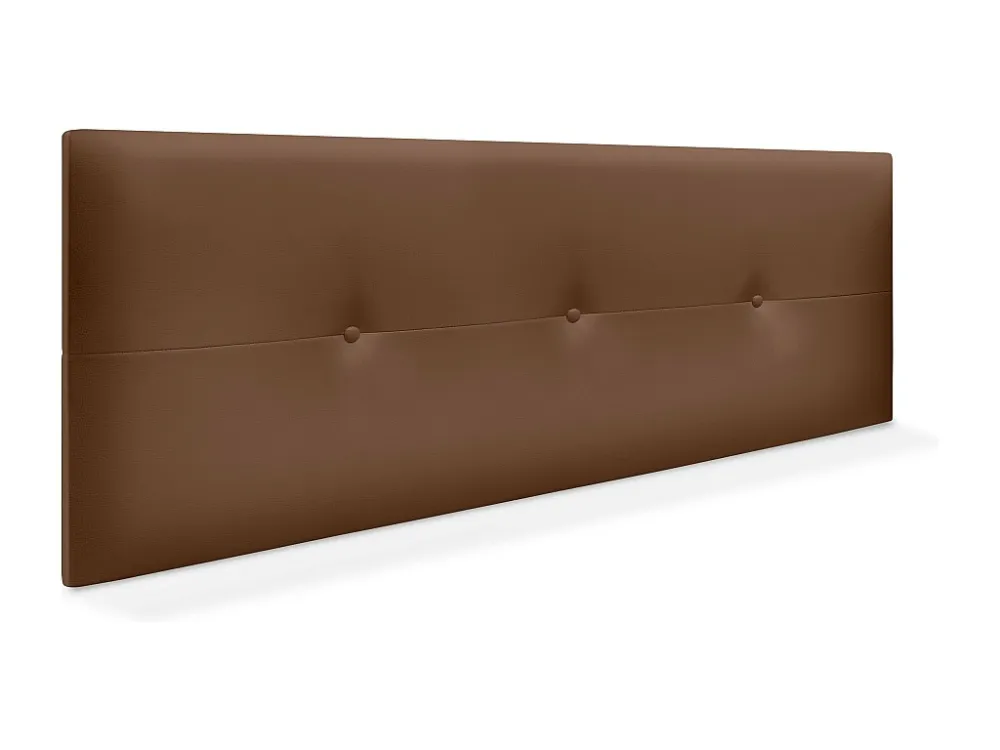 DHOME Kunstleer hoofdeinde met knopen 145x50cm bedden 135/140 - Clay