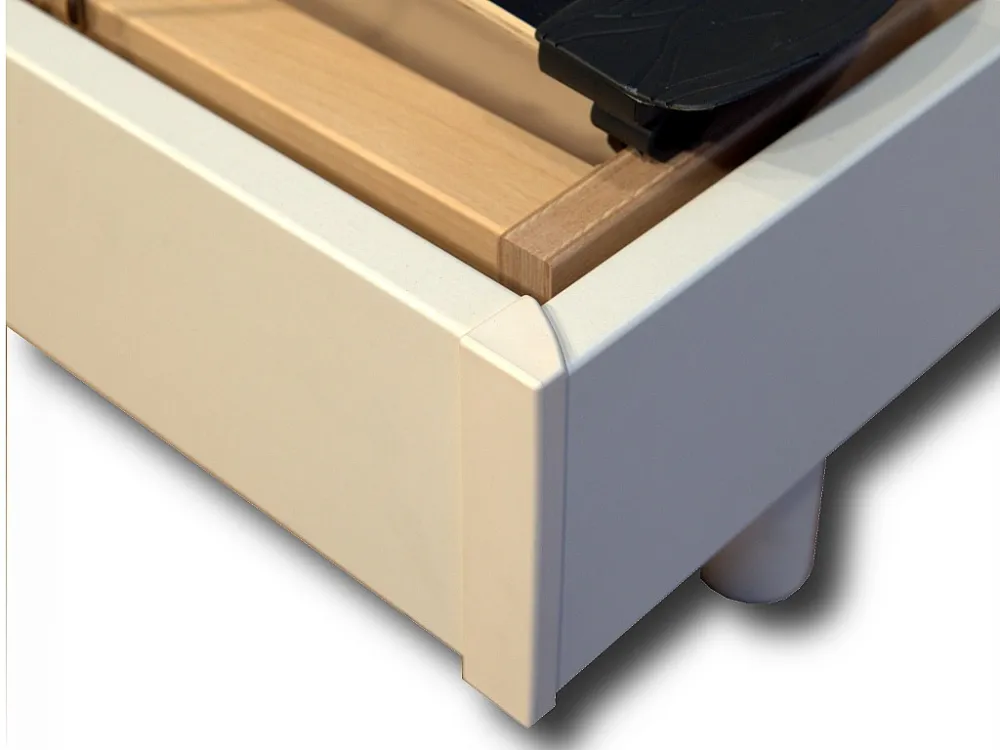 Elektrisch verstelbare bedbodem - 70 x 190 cm - wit