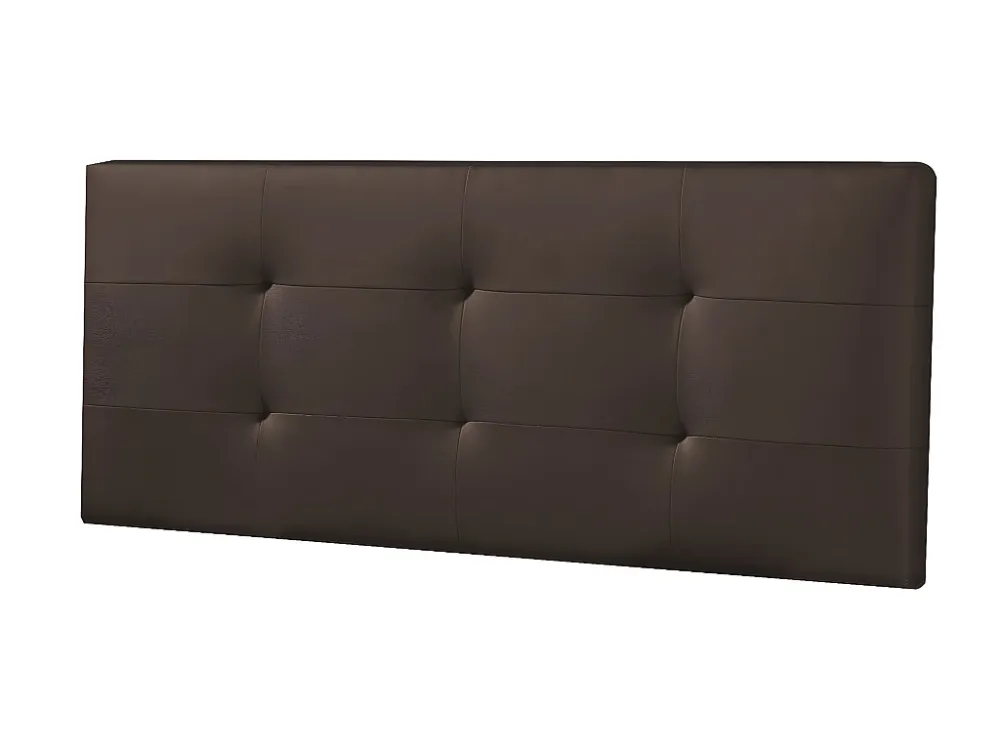 Gecapitonneerd hoofdeinde Carla 150x60 cm Chocolade, Gewatteerd met Schuim, 8 cm zwaar.