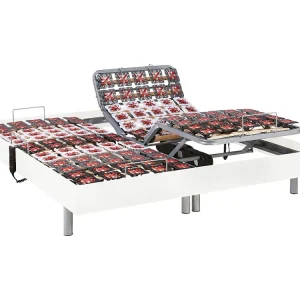 Handmatig verstelbare bedbodem met 2x65 contactplaatjes van DREAMEA - 2x80x200cm