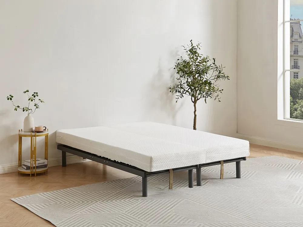 Handmatig verstelbare bedbodem op pinnen, 3 slaapvlakken, stevigheid instelbaar met schuifknoppen - 70x190cm