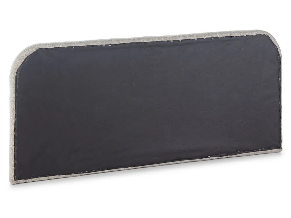 Hoofdeinde gestoffeerd Saona 140x60 cm Kleur Beige, Gewatteerd met Schuim, voor Bed 135 cm, Knopen capitoné, 8 cm stevig.