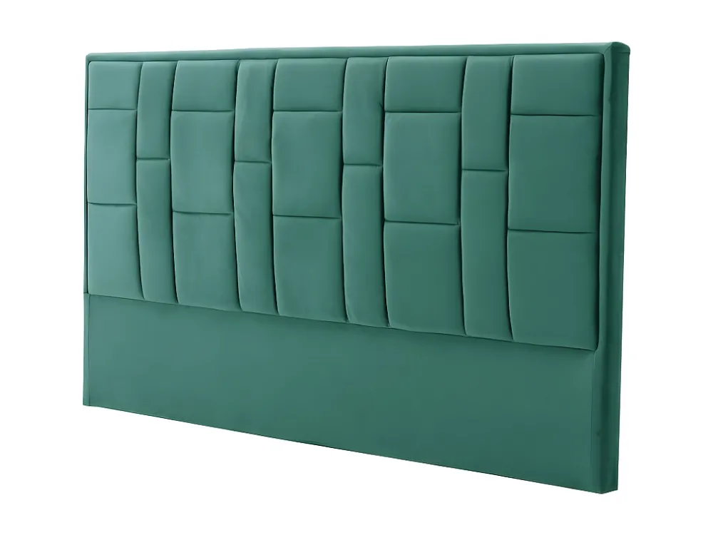 Hoofdeinde HERMINE - Fluweel - 160cm - Groen - Koop nu online