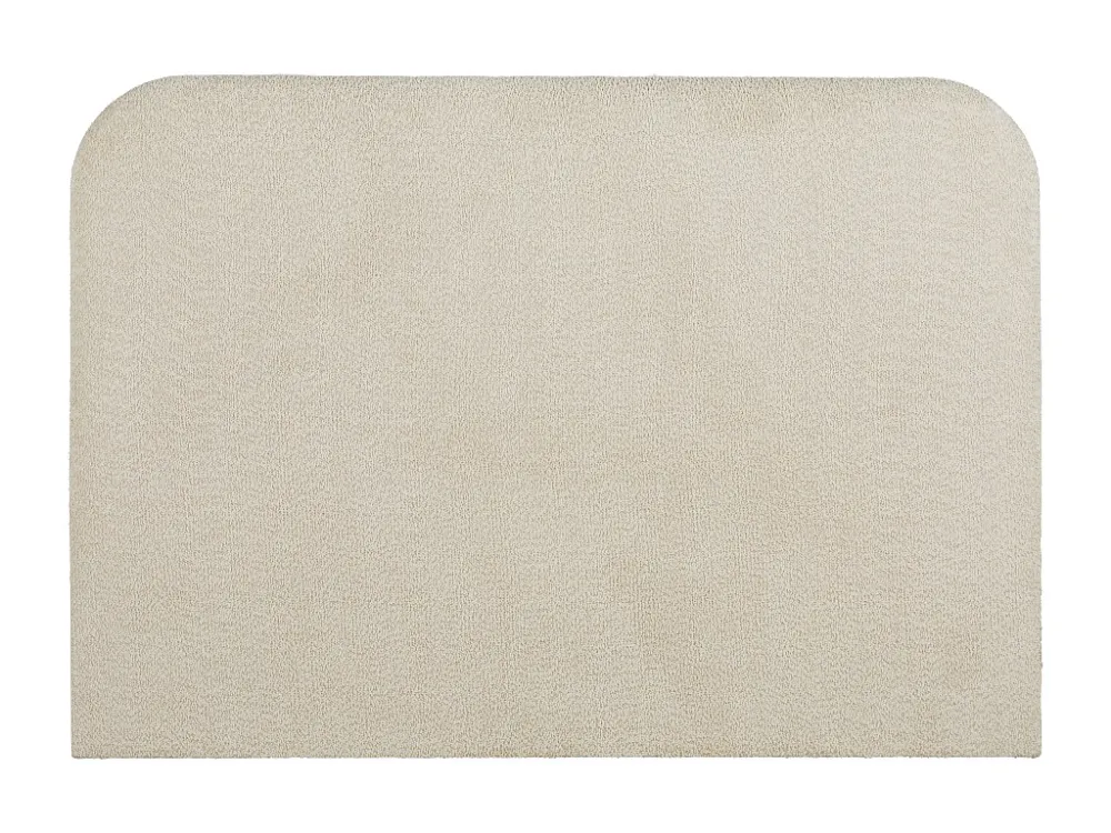 Hoofdeinde SANTADI - 160 cm - Stof met kruleffect - Ecru - Koop nu louter online