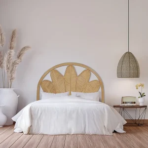 Hoofdeinde van 140 cm van naturelkleurig rotan - CHELINA