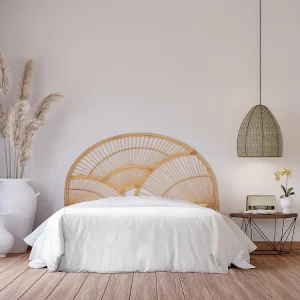 Hoofdeinde van 160 cm van naturelkleurig rotan - EFELA
