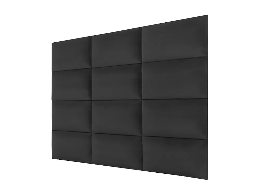 Hoofdeinde wandpanelen BONTE - 180 cm - Fluweel - Grijs - Koop nu puur online