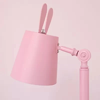Metal Bunny Desk Light Dormitory Bedroom 1 Head Macaron Pivotbaar Study Light Green