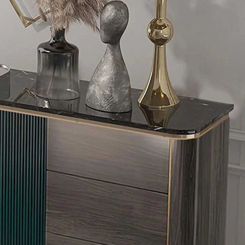 Modern & Contemporary Side Board Regelbaar Shelving Credenza Drawers and Cabinets 39l