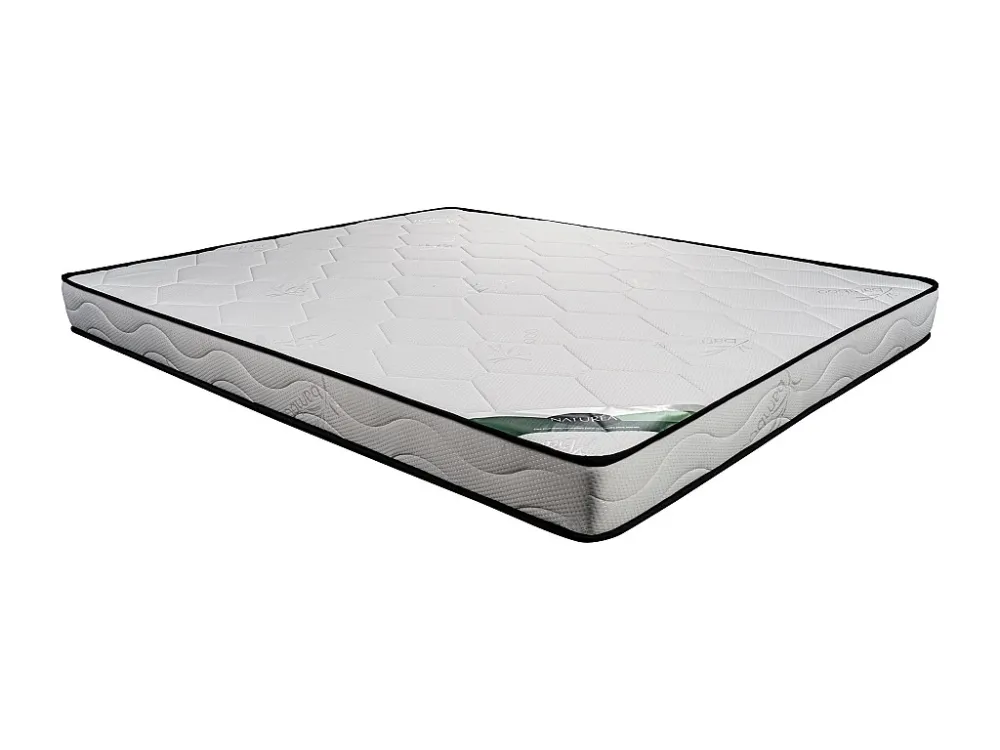 Set bedbodem met opbergruimte, matras van schuim met tijk van bamboe - 160 x 200 cm KANANI van DREAMEA