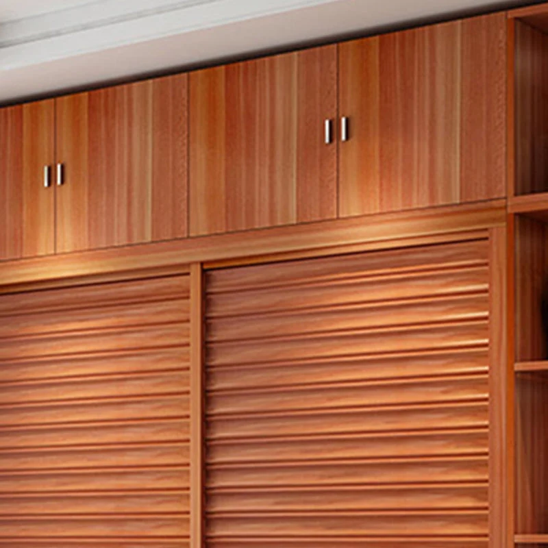 Taupe Engineered Wood Wardrobe Sliding Doors Modern Cabinet Bedroom 47l