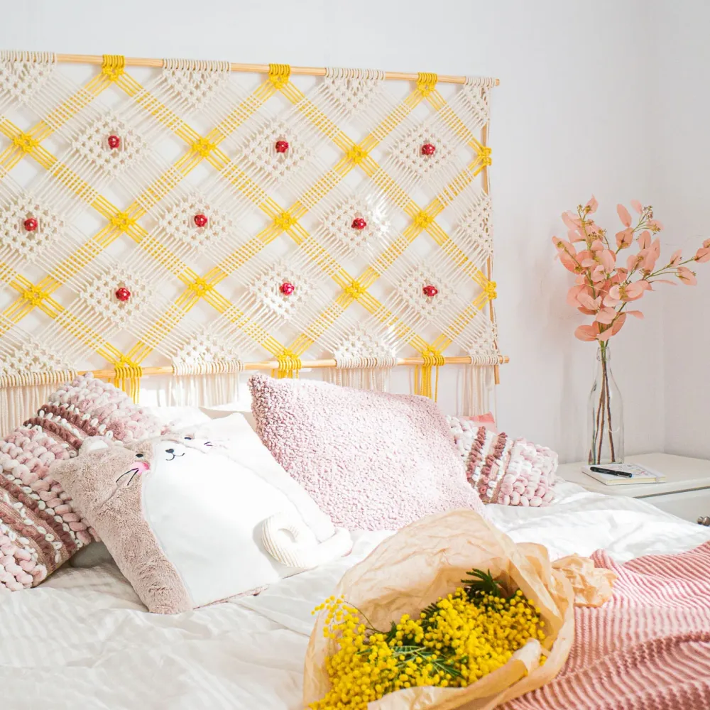 Tutoriel : Comment faire une tête de lit en macramé