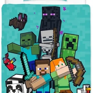 Minecraft - Microvezel Beddengoed Set (140x200cm + 63x63cm)