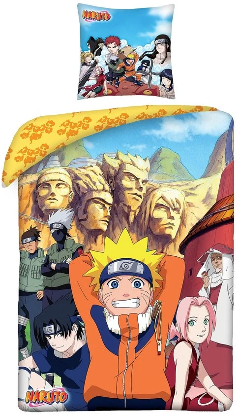 Naruto - Konoha Microvezel Beddengoed Set (140x200cm + 63x63cm)