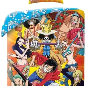 One Piece - Luffy en zijn Crew IV Microvezel Beddengoed Set (140x200cm + 63x63cm)