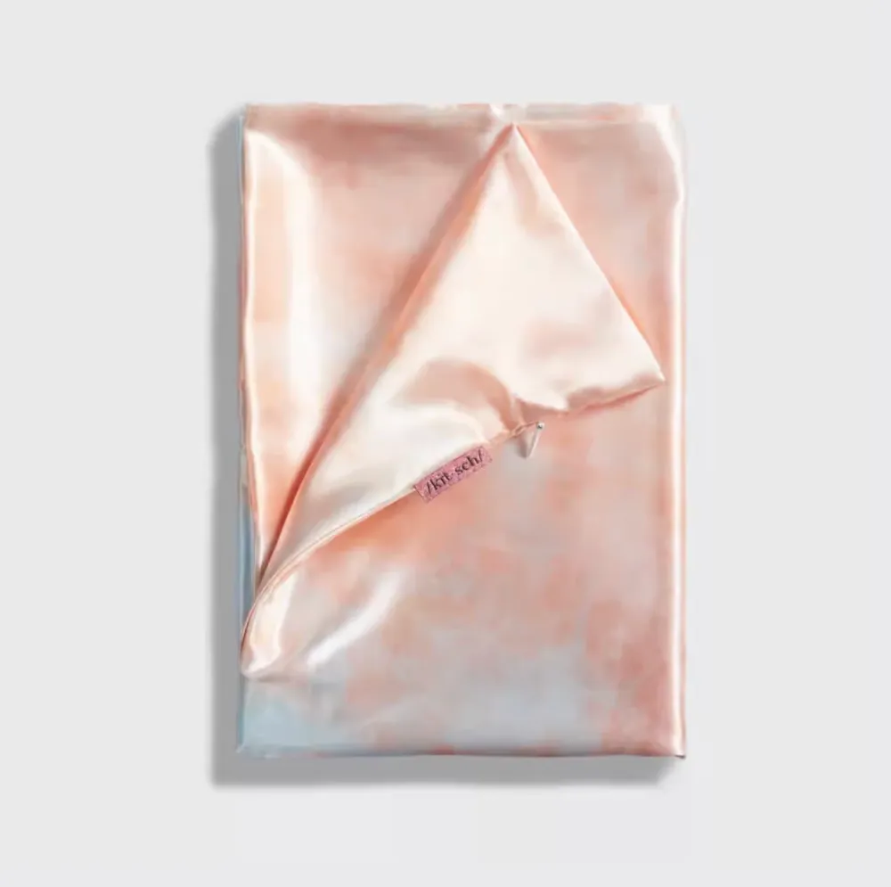 Satijnen kussensloop - Sunset Tie Dye