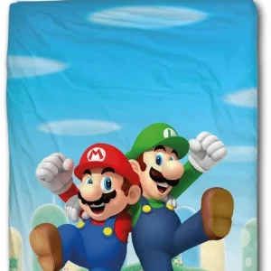 Super Mario - Mario en Luigi Microvezel Beddengoed Set (140x200cm + 63x63cm)