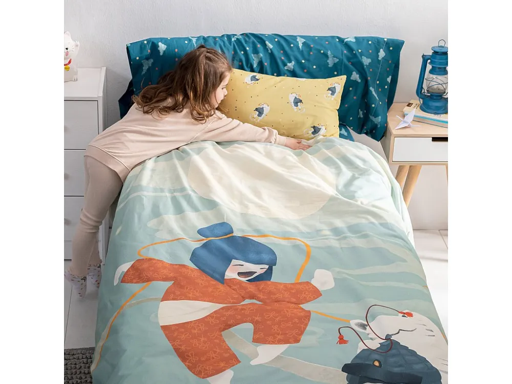 Dekbedovertrekset 2-delig 180x220 cm (Bed 105) warrior