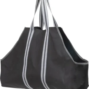 ShelterLogic® polyester brandhoutzak beuken | Zwart | 23 kg