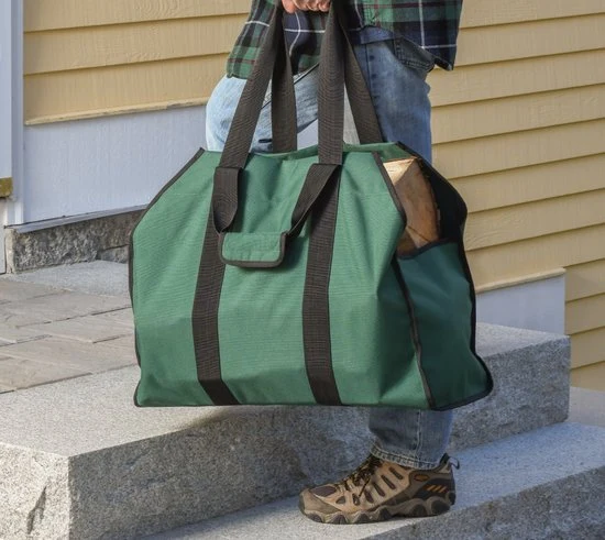 ShelterLogic® polyester brandhoutzak | Groen | 30 kg