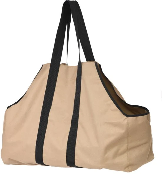 ShelterLogic® polyester Haardhout zak - tot 27 kg - Beige