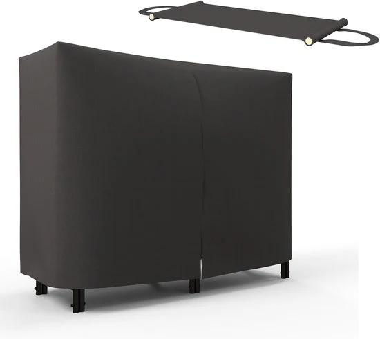4goodz Houtopslag 120x36x99 cm - Opslagrek met Waterafstotende Hoes