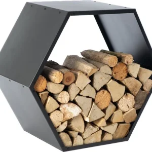 Westmann HaardHout Brandhoutrek WMLG789 - Houtopslag binnen - Zwart