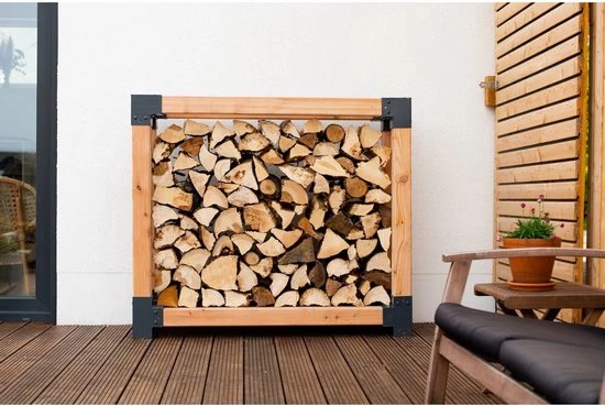 Westmann HaardHout Houtopslag Houtrek WMKR3010 - 40x138x120 cm