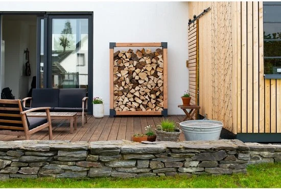 Westmann HaardHout Houtopslag Houtrek WMKR3020 - Brandhoutrek 40x138x180cm