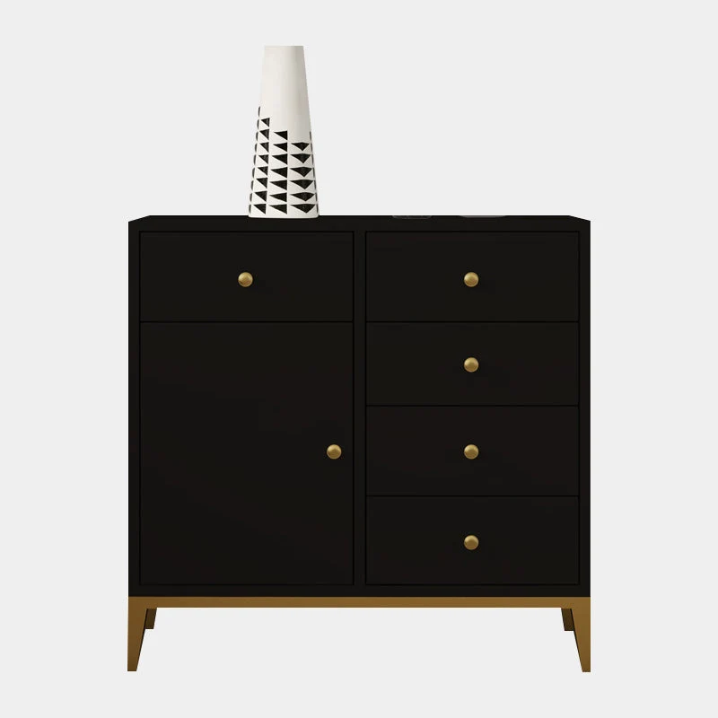 32"H Sideboard Glam Style Sideboard Buffet Living Room and Kitchen Grijze Waslaag 34l