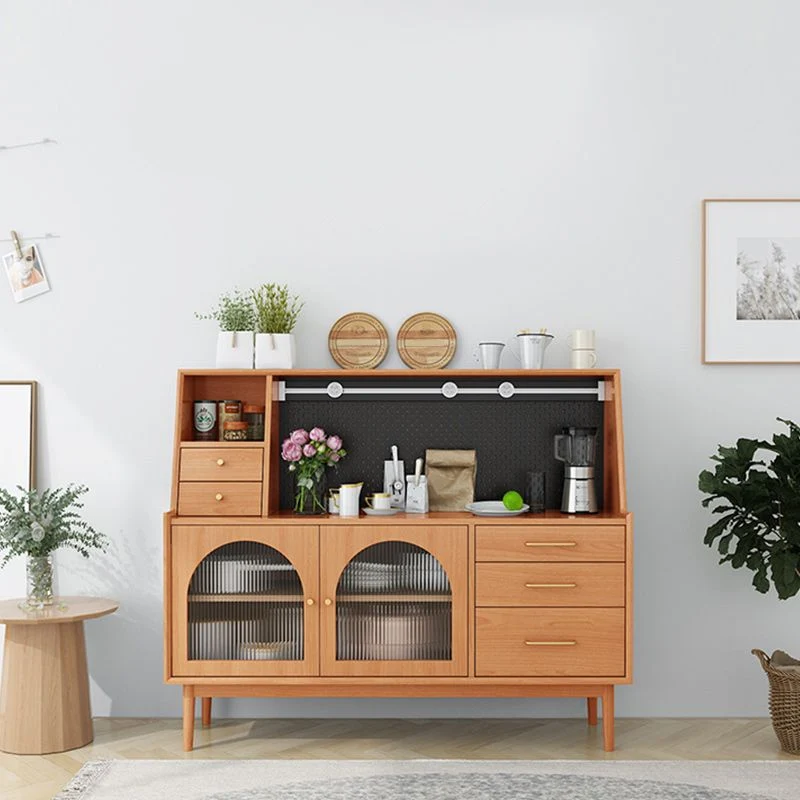 49.21"H Sideboard Contemporary Style Effen Wood Dining Server Kitchen Living Room 51l